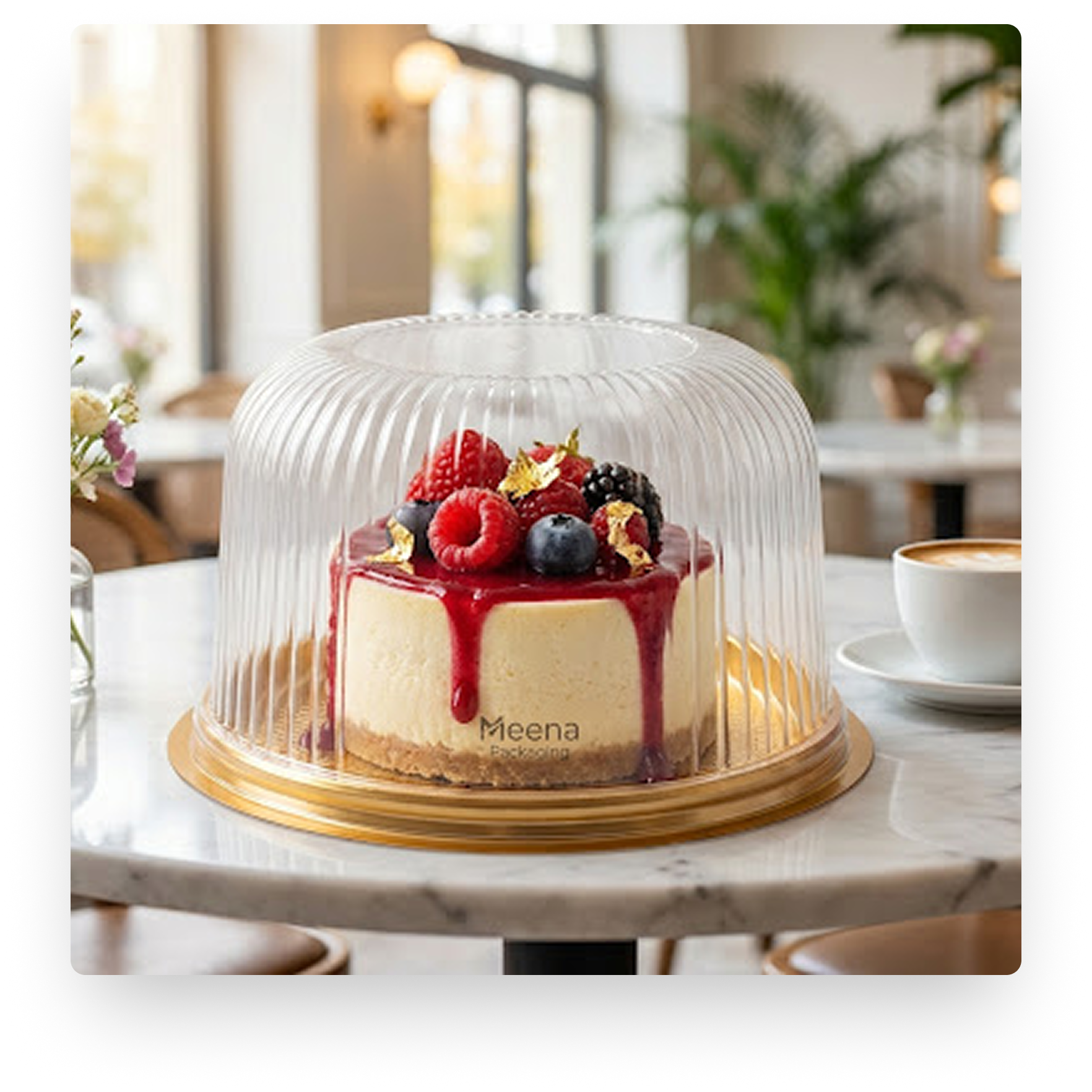 Premium Cake Dome Packaging